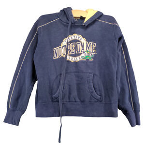 Gear for Sports Mens Notre Dame Fighting Irish Hoodie Small Blue Embroidered